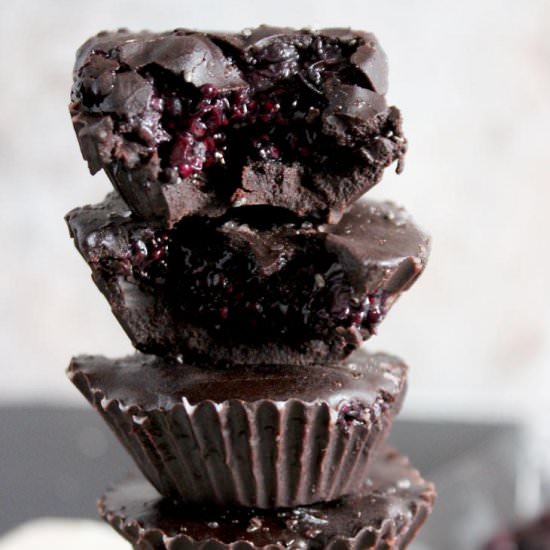 Dark Chocolate & Berry Chia Jam Cup