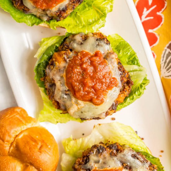 Squash black bean quinoa burgers