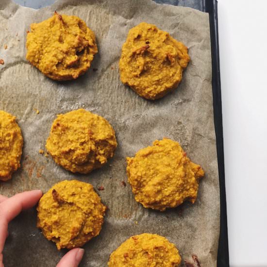 Soft Pumpkin Spice Cookies