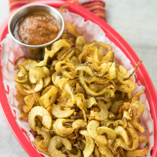 Air Fryer Cajun Curly Fries