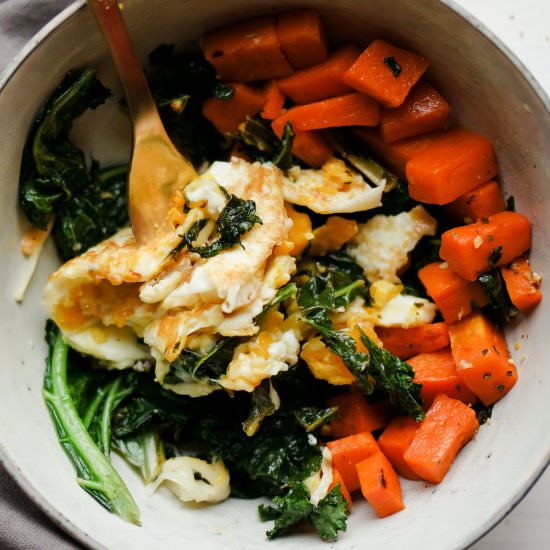 Lemony Kale Winter WakeUp Bowl