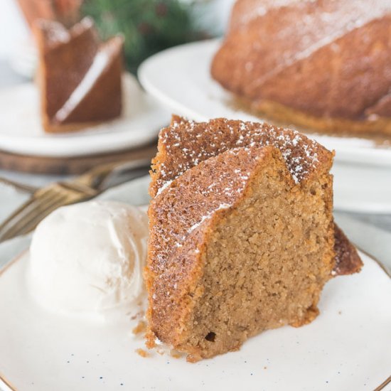 Hot Buttered Rum Cake