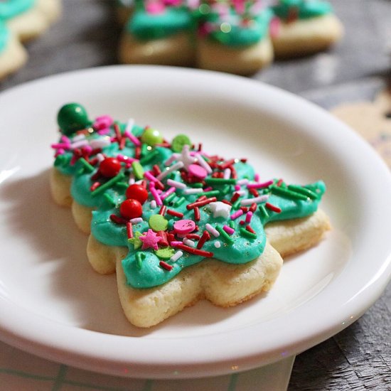 Iced Holiday Sugar Cookies