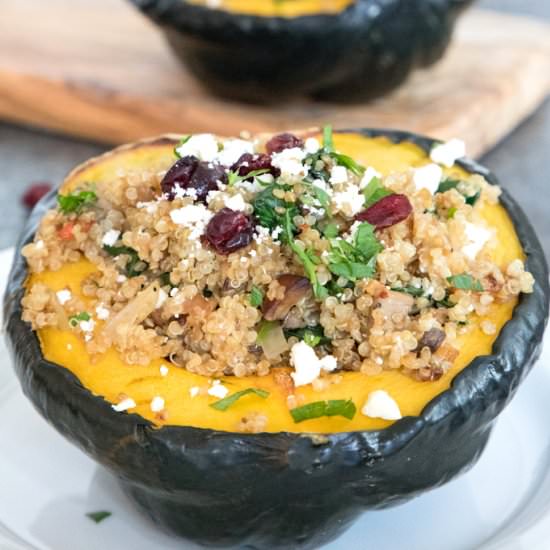 Quinoa-Stuffed Acorn Squash