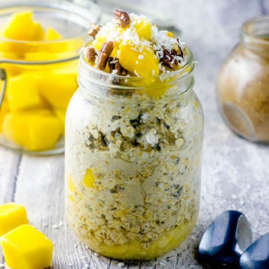 Coconut Mango Overnight Oats