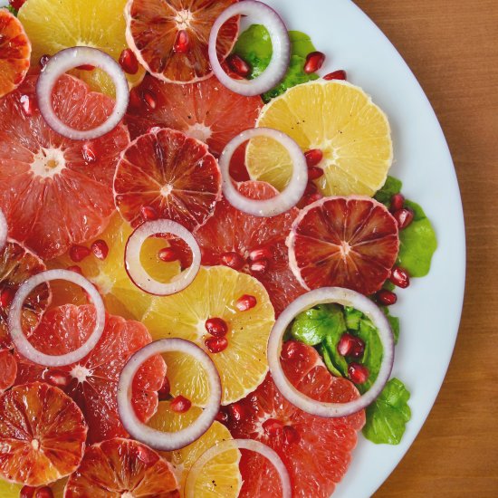 Citrus Salad with Honey Dressing