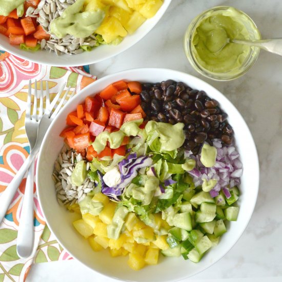 Black Bean Pineapple Salad