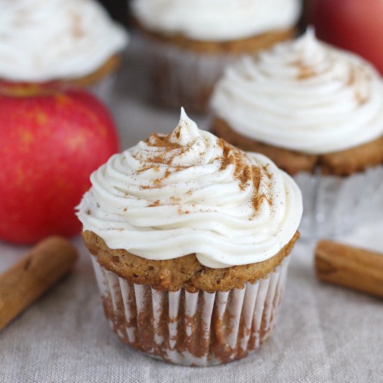 Vegan/GF Apple Cider Cupcakes