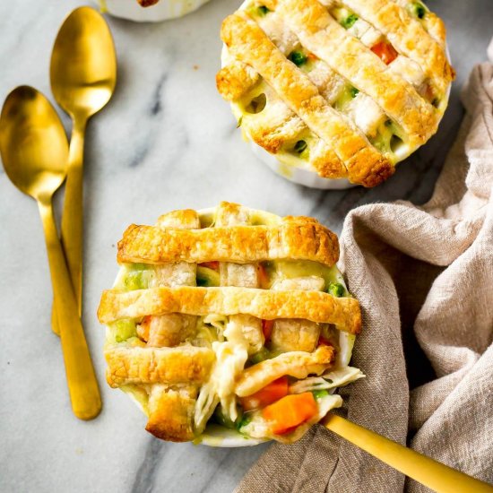 Easy Mini Chicken Pot Pies