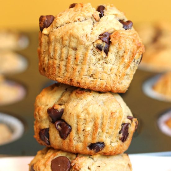 Peanut Butter Chocolate Muffins