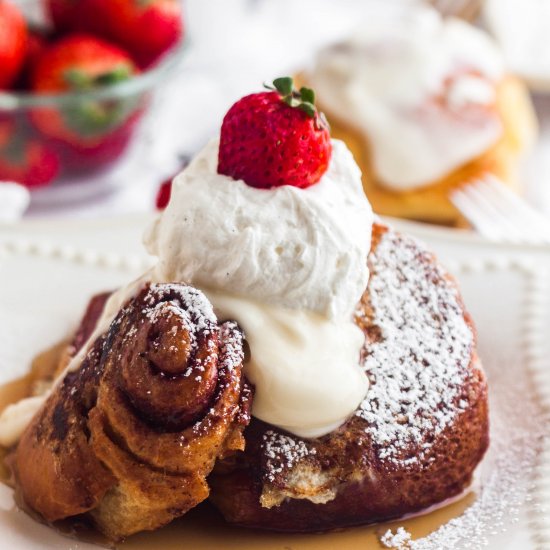 Cinnamon Roll French Toast