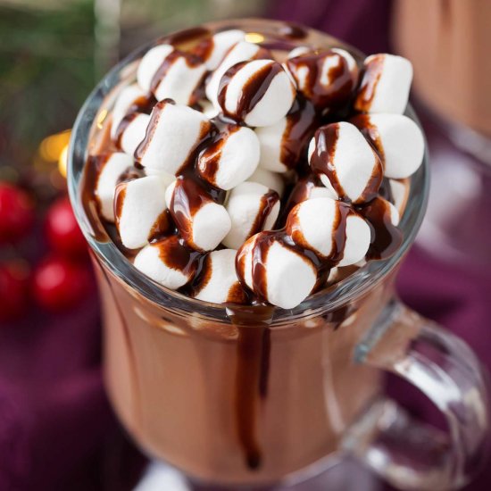 Nutella Crockpot Hot Chocolate