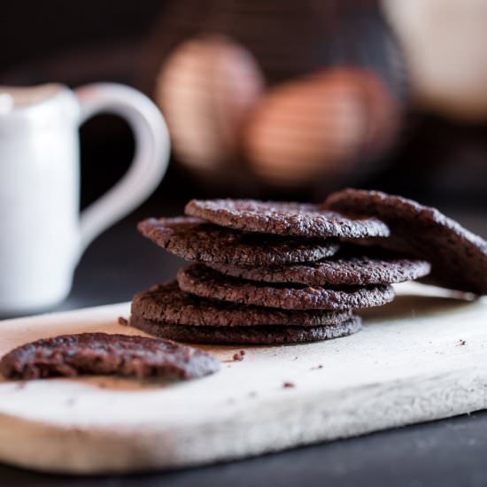 Mocha Lace Biscuits