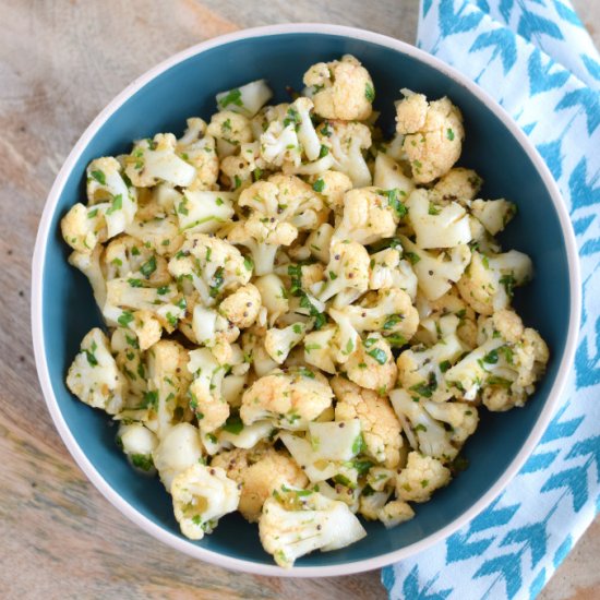 Indian cauliflower salad