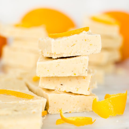 Vanilla Bean Orange Spiced Fudge