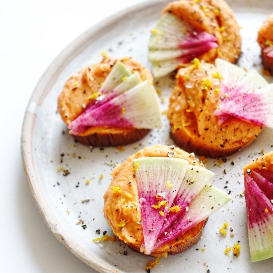 Sweet Potato Mousse Bites