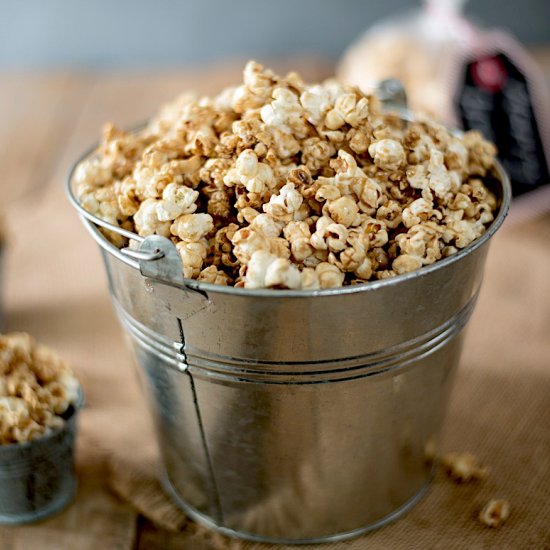 Apple Cider Caramel Popcorn