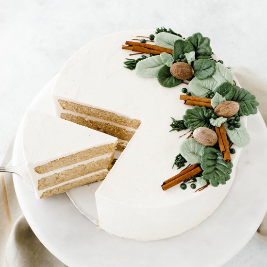 Eggnog Cake