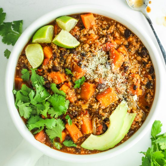 Crockpot Southwest Turkey Chili