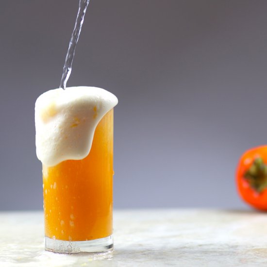 Fall Persimmon Cocktail