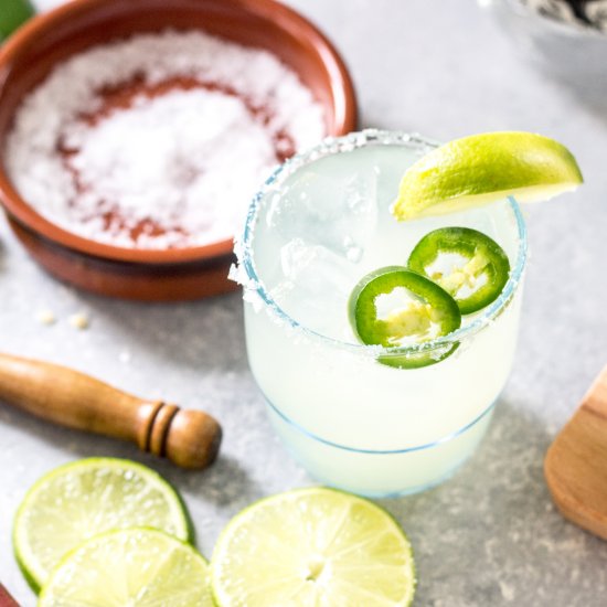 Low-Carb Spicy Margarita