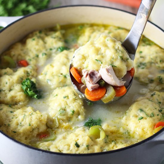 Chicken and Dumplings from Scratch