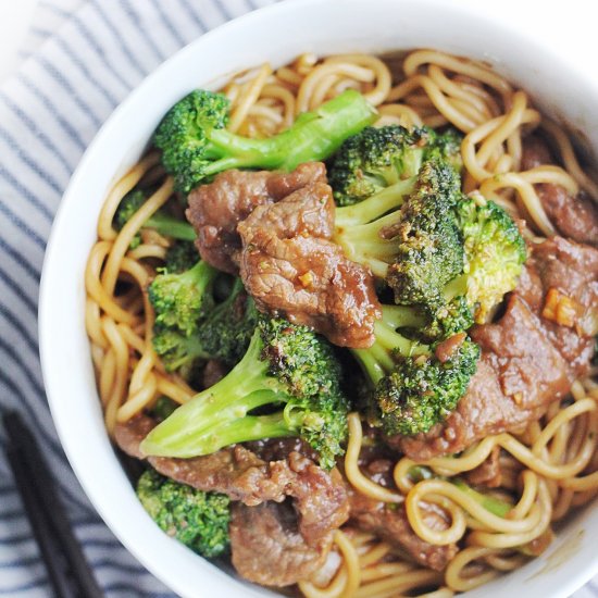 Beef and Broccoli Noodles