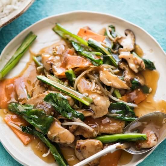 CHICKEN STIR FRY (CHOP SUEY)