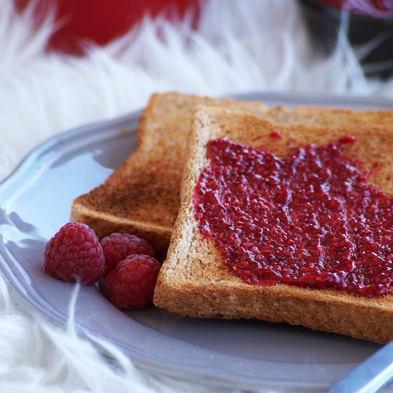 Healthy Raspberry Chia Jam