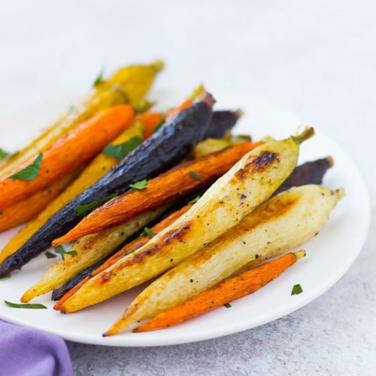 How to Make Roasted Whole Carrots