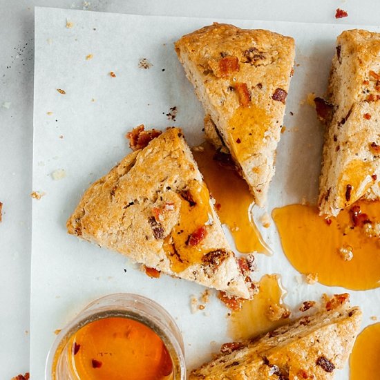 Maple Bacon Scones