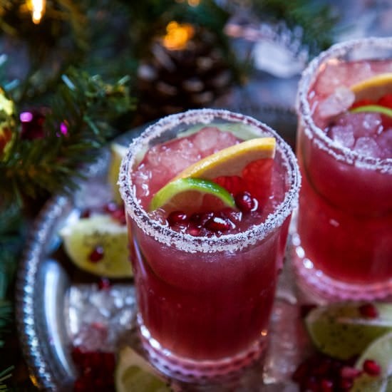 Ginger Pomegranate Paloma