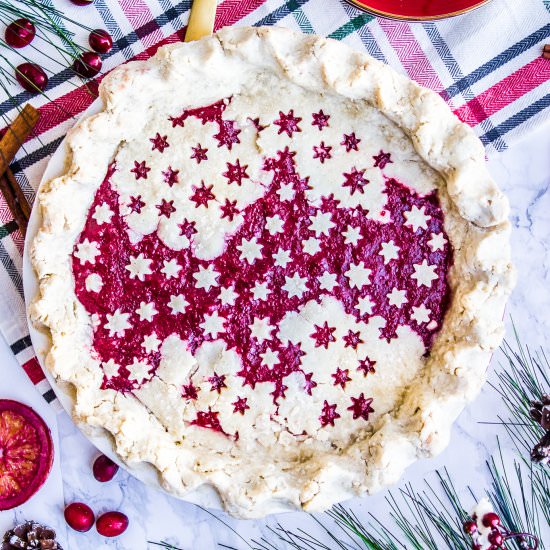 Holly Jolly Sangria Pie