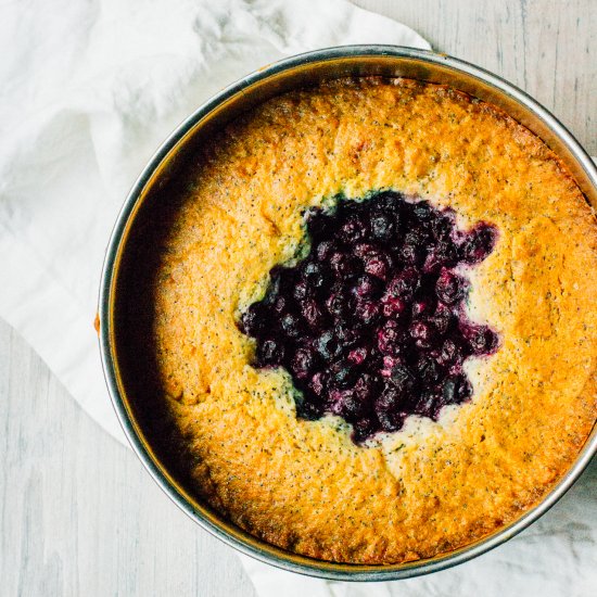 Blueberry Lemon Poppyseed Cake