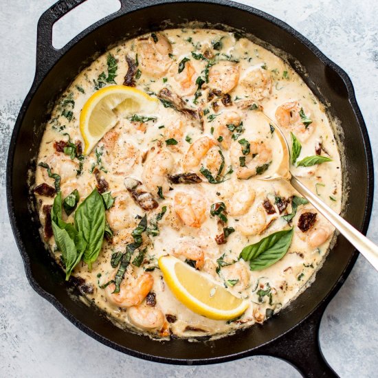 Creamy Garlic Shrimp