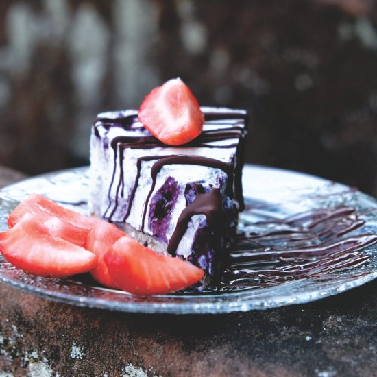 Raw Vegan Lavender Cheesecake