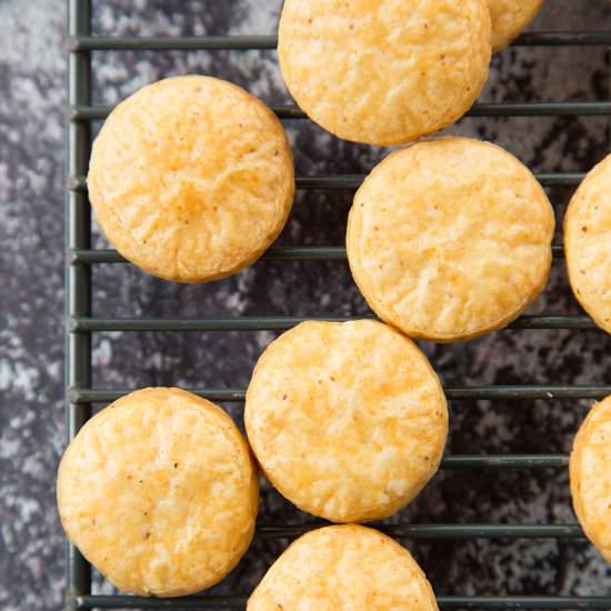 Smoked Gouda & Cheddar Cookies