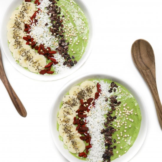 Green Protein Smoothie Bowl