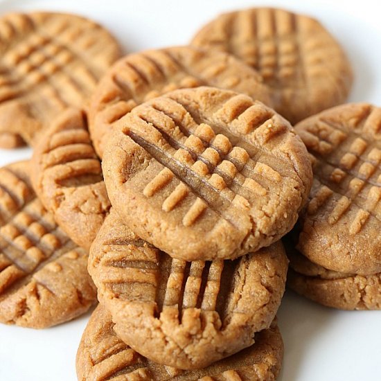 Healthy Peanut Butter Cookies