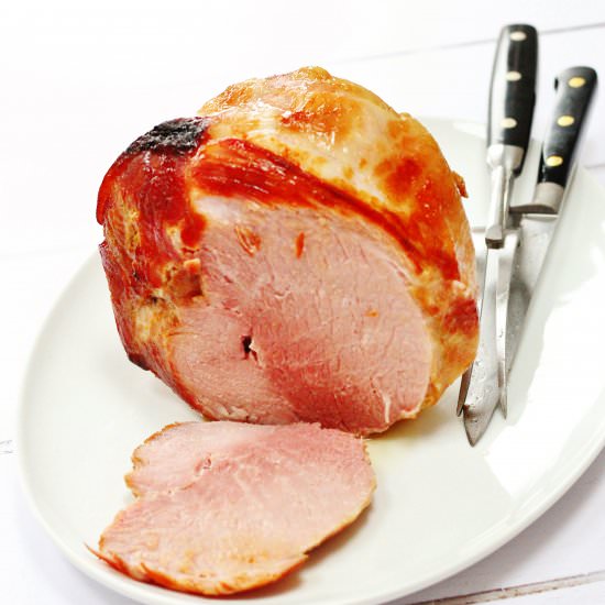 Maple and Mustard Glazed Ham