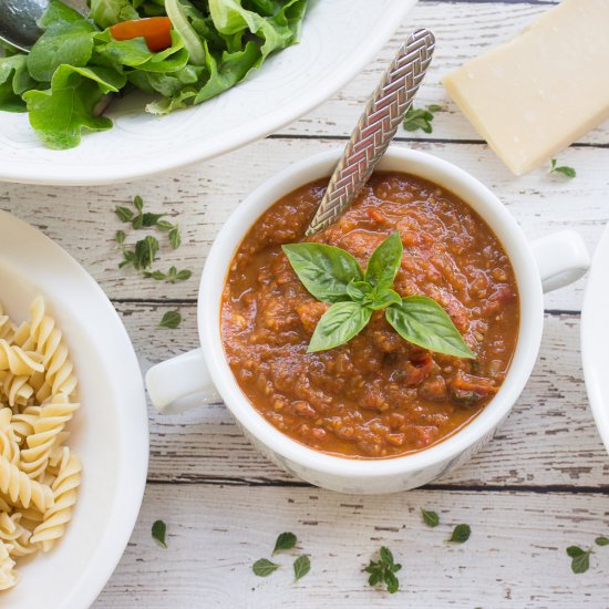 Marinara Sauce with Fresh Tomatoes