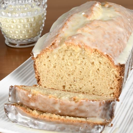 Glazed Eggnog Bread