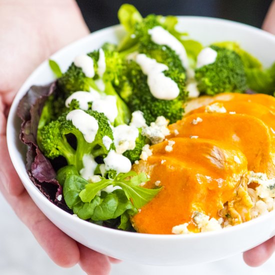 Buffalo Chicken Rice Bowls