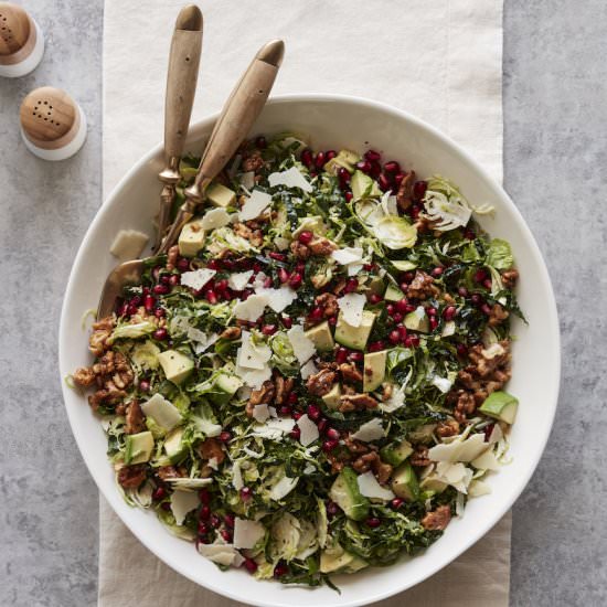 Shredded Brussels Sprouts Salad