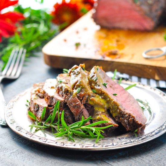 Bourbon-Glazed Beef Tenderloin