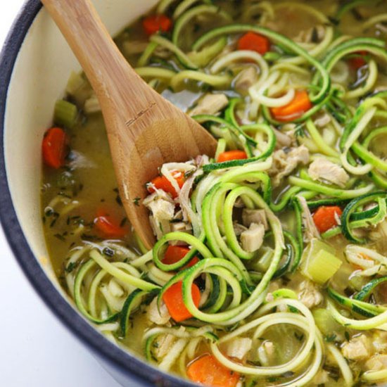 Turkey Zoodle Soup