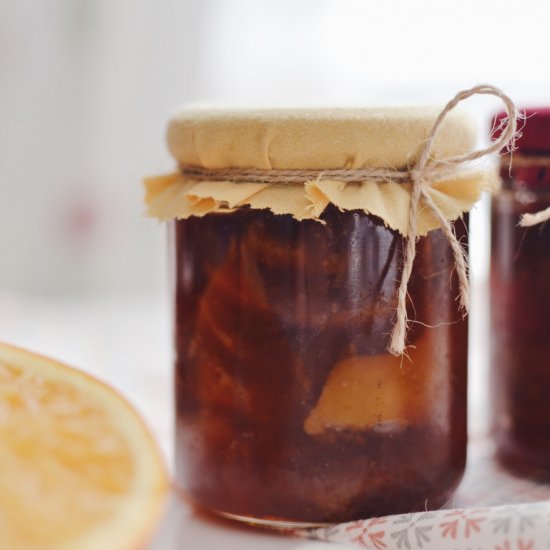 Homemade orange jam