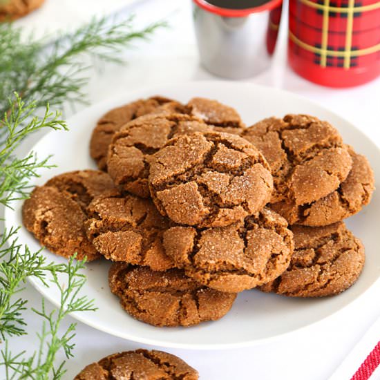 Smoked Brown Sugar Gingersnaps