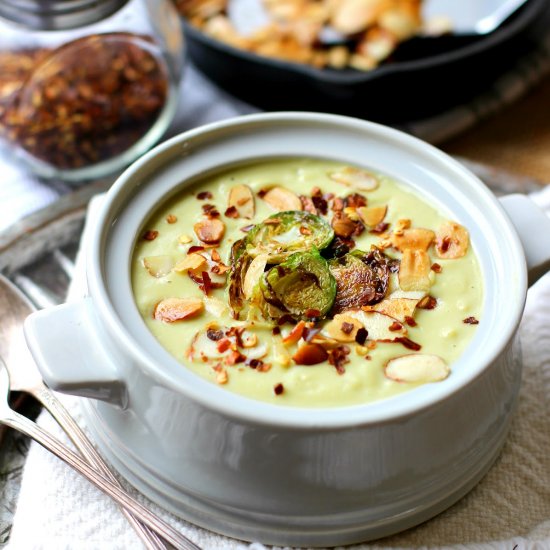 Creamy Brussels Sprouts Soup