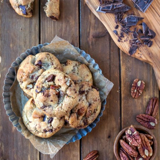 Pecan Chocolate Chunk Cookies